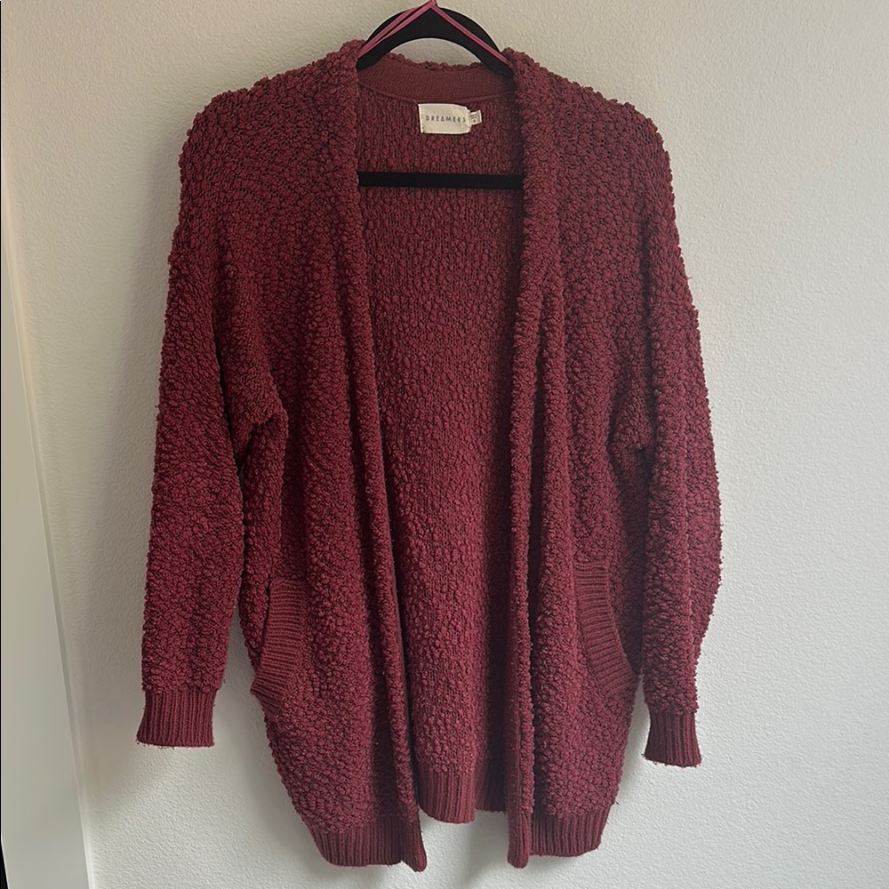 Stylish Burgundy Sweater by Dreamers from Nordstrom